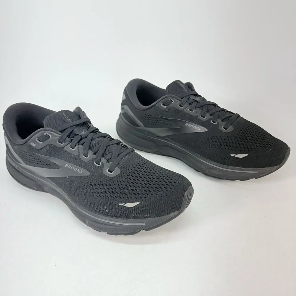 Brooks Ghost 15 Womens 11 Shoes Black Ebony Neutral Running Trainer